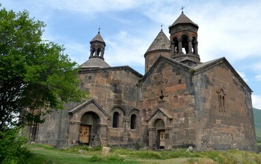 the Saghmosavank monnastery in Armenia