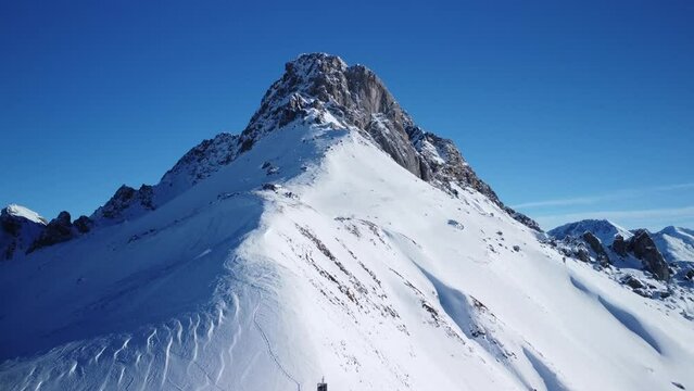 Berggipfel in den Alpen