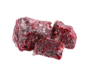 Benzoin Siam resinoid isolated on white background. Mix of benzoin and Dammar resin. Tropical resins.