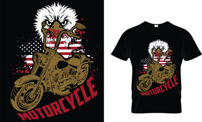 Motorcycle t shirt design