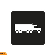 Icon vector graphic of Symbol Parking Truck container