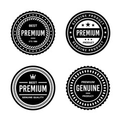 Fototapeta na wymiar Classic Vintage Retro Premium Vector Badge, Emblem, Logo, Label, Sticker, Stamp, Symbol, Seal, Banner Frame Collection Set