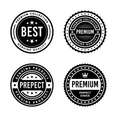 Classic Vintage Retro Premium Vector Badge, Emblem, Logo, Label, Sticker, Stamp, Symbol, Seal, Banner Frame Collection Set