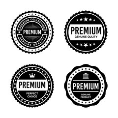 Classic Vintage Retro Premium Vector Badge, Emblem, Logo, Label, Sticker, Stamp, Symbol, Seal, Banner Frame Collection Set