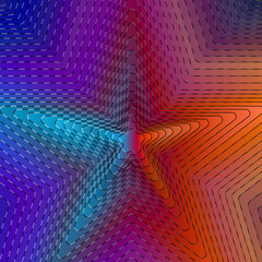 abstract background of a star 