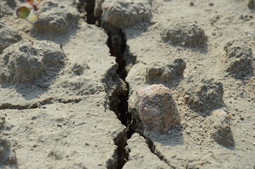 Drought, Cracked Land Field - Agriculture, Weather