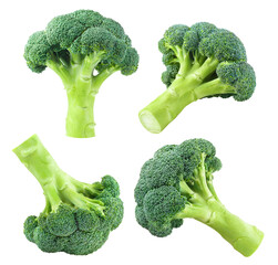 Delicious broccoli collection cut out
