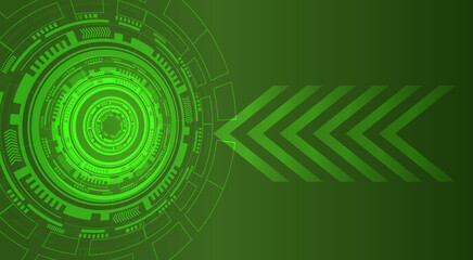 Obraz premium A bright technological background for your best designs