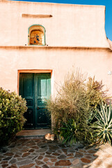 Fototapeta na wymiar Ischia island, traditional door