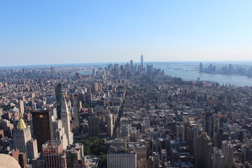 Fototapeta na wymiar city skyline new york day