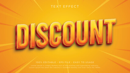 Discount 3d editable text effect