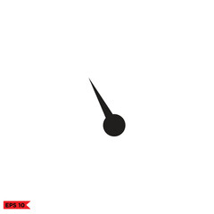 Icon vector graphic of 
stopwatch needle