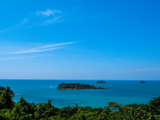 Obraz premium Kai Bae Viewpoint at Koh Chang in Trat, Thailand