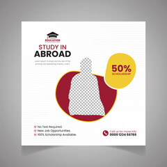 Study Abroad Social Media Post Template