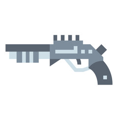 shotgun flat icon style