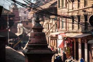 Old pagoda in Bhaktapur, Nepal