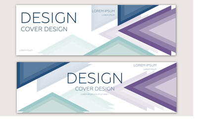 Abstract vector covers design template. Geometric  web banner template