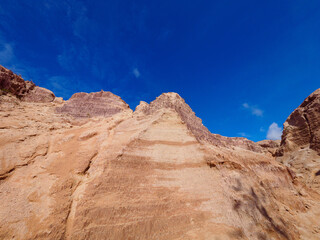 Fototapeta premium Sand hills are formed by deposition.