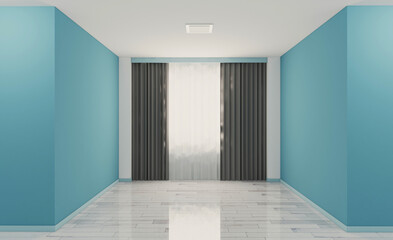 Fototapeta premium . Modern office Cabinet. 3D rendering. Meeting room