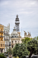 Naklejka premium Valencia is one big open-air museum with historical buildings. Valencia, Spain, Europe. 
