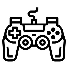 joystick line icon style