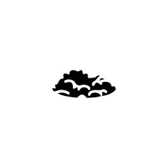 Cloud icon. Simple style web site drag and drop page background symbol. Cloud brand logo design element. Cloud t-shirt printing. vector for sticker.