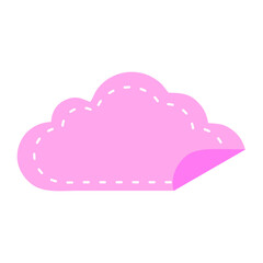 Cute peeling sticker