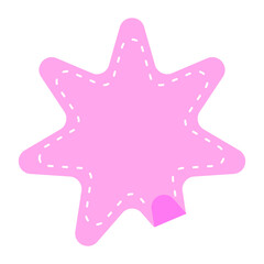 Obraz premium Cute peeling sticker