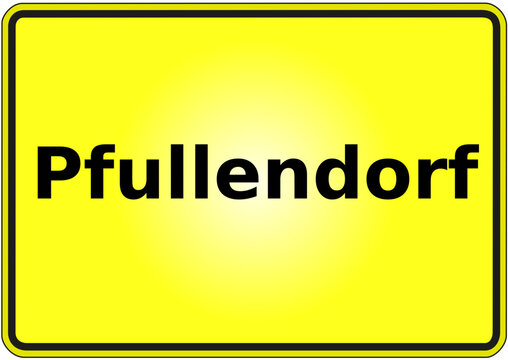 Stadteingangsschild Deutschland Stadt Pfullendorf