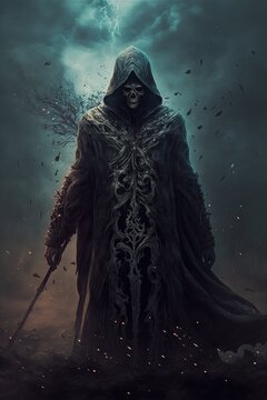 Death, Reaper, Horror, Scary, AI Generated