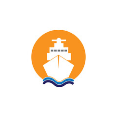 Ship, ship, cargo, logistics, transport and delivery icon