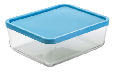 glass food container isolated