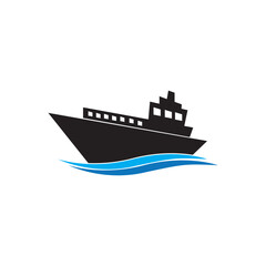 Ship, ship, cargo, logistics, transport and delivery icon