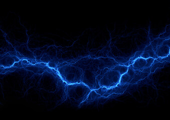 Blue lightning, cold electrical discharge, element danger