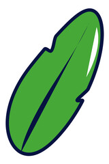 tropical leaf icon