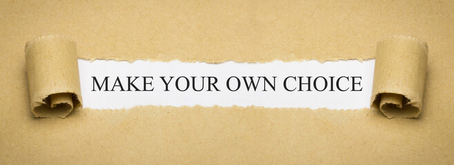 Make your own choice