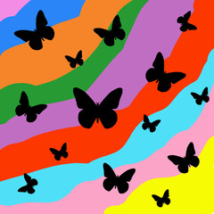 butterflies pattern
