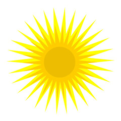 yellow sun icon