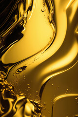 abstract golden background on black