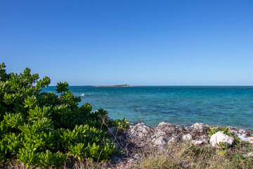 Fototapeta na wymiar Ocean view from Grand Bahama Island