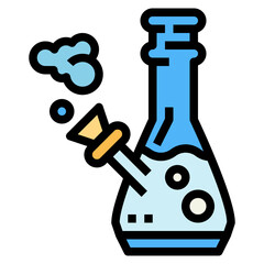 bong filled outline icon style