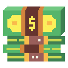 money flat icon style