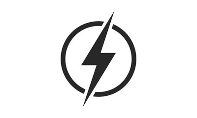 Electric logo design template