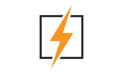 Fototapeta premium Electric logo design template