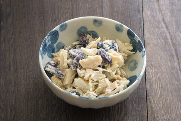 チキンの豆サラダ