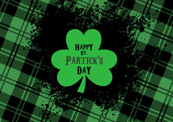 Happy saint patrick's day - banner, vector illustration