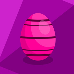Easter purple egg 