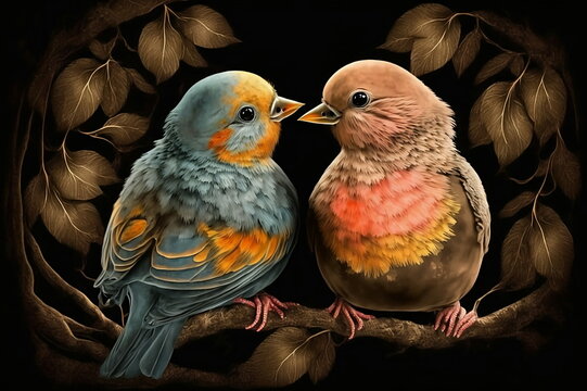 love birds special for valentine's day