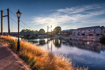Cricklepit Bridge Sunset