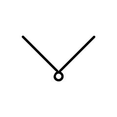 necklace line art vector illustration